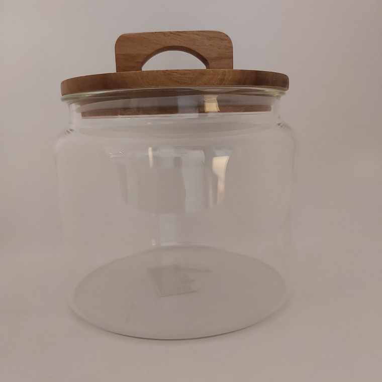 Davis & Waddell Glass Jar with Acacia Lid - 1500ml