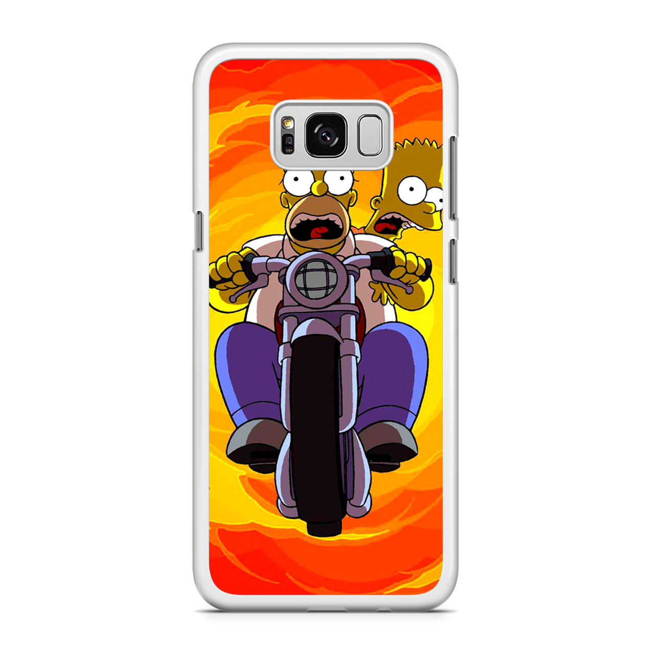 Tv Show The Simpsons Bart And Homer Samsung Galaxy S8 Case - Jocases