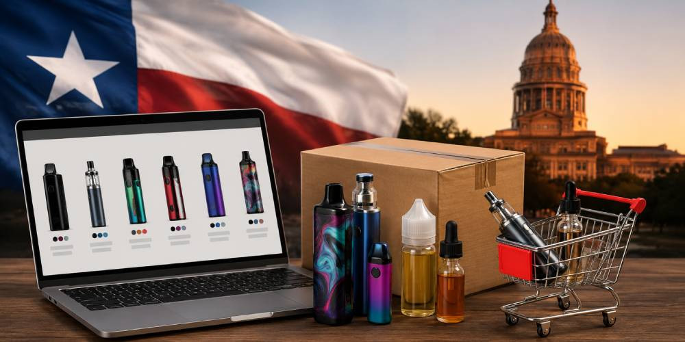 Can You Buy Vapes Online In Texas (Laws, Order Process, And Availability)