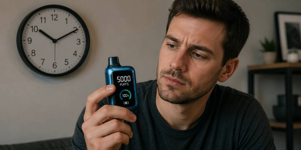How Long Does A 5000 Puff Vape Last? Get The Average Lifespan