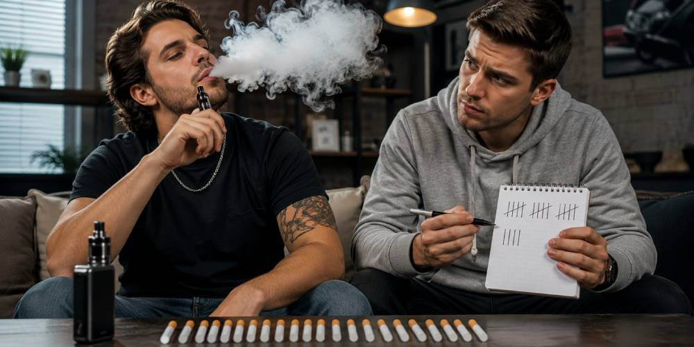 How Many Puffs of A 20mg Vape Is Equal To A Cigarette? Vape Hits vs Cigarette Comparison