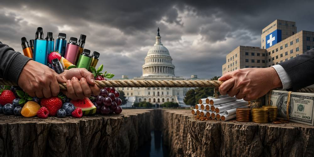 The Fiscal Tug-of-War: Vape Flavor Bans, Cigarette Taxation, and America’s Healthcare Bill