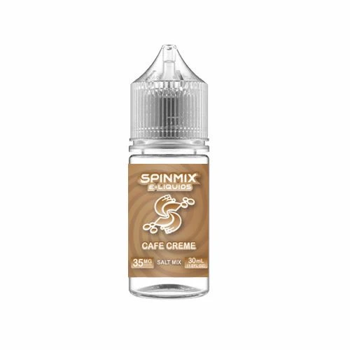 coffee flavor vape juice Cafe Creme by SpinMix Salts 30ml ⋆ $9.99| West Coast Supply uk eliquid Excise Region:Ontario Excise INEN advierte que 