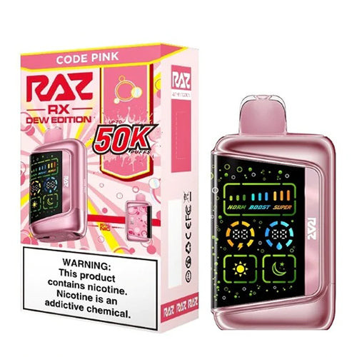 red raz vape flavor RX50K Disposable 50000 Puffs Flavor:Lemon Noggin breeze Earn Points & Rewards