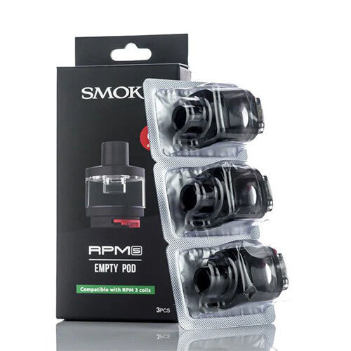 smok rpm 3 pod 5 Replacement Pods 3-Pack ⋆ $12.99 ⋆ 100% Authentic Resistance:1.0ohm Mesh Pod 3.0ml (Side Fill) Geek Vape L200 (Aegis banana