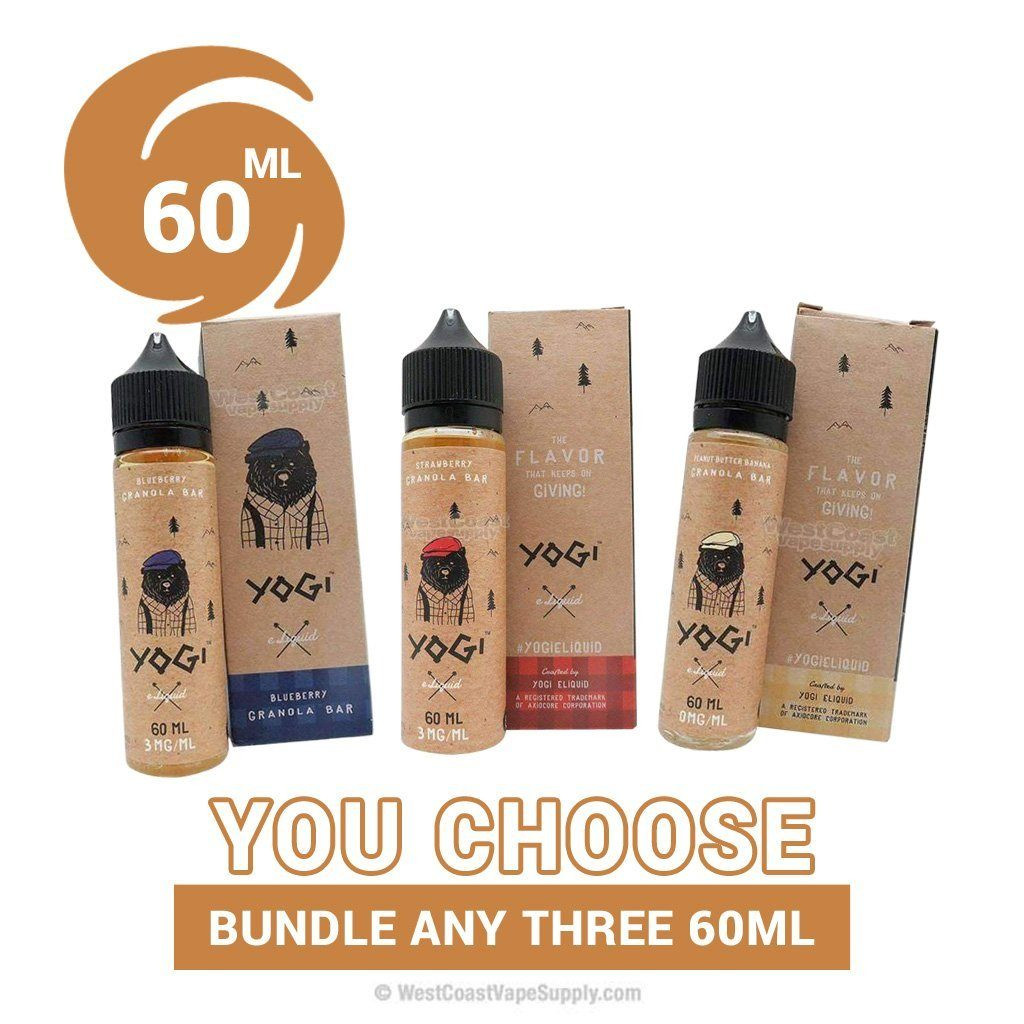 yogi bar vape Juice 60ml Pick 3 Bundle (180ml) flavored Flavor:Lemon Lime Passion Fruit (Luster) Buy THCA Diamonds Blue