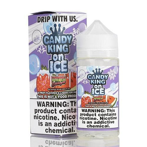 Strawberry Watermelon Bubblegum Iced by Candy King on Salt 30ml