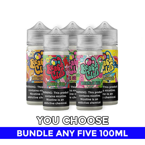 Beach Club Vapors 100ML Pick 5 Bundle