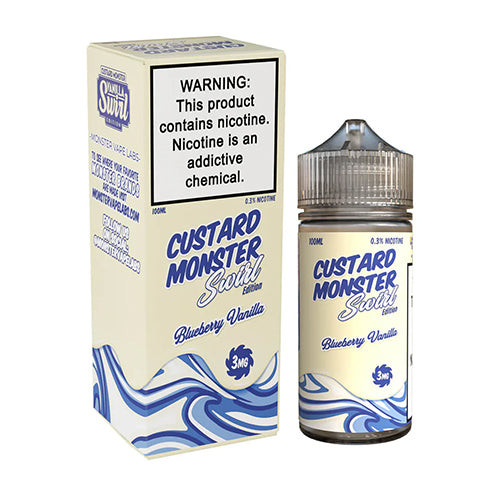 Custard Monster Swirl Blueberry Vanilla by Jam Monster 100ml