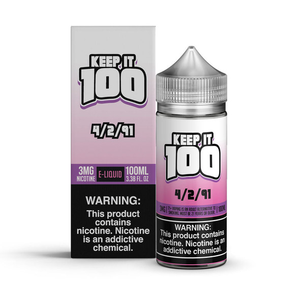 4/2/91 (Birthday Shake) by Keep it 100 - 100ml