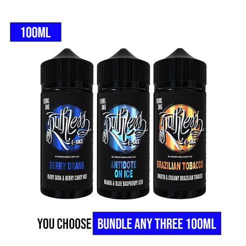 Ruthless Vapor 120ML Pick 3 Bundle