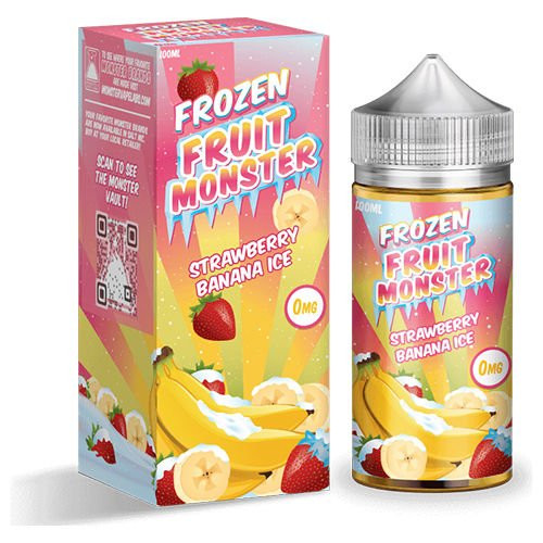 Strawberry Banana Ice by Frozen Fruit Monster 100ml