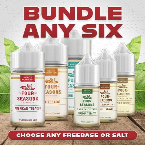 Four Seasons Fine Tobacco Pick 6 Bundle (360ml)