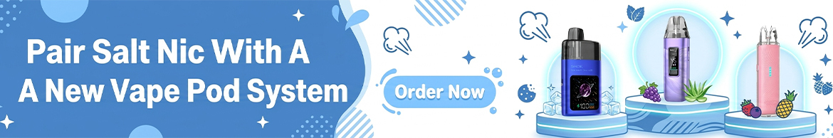 Pair Salt Nic With Pod System Banner