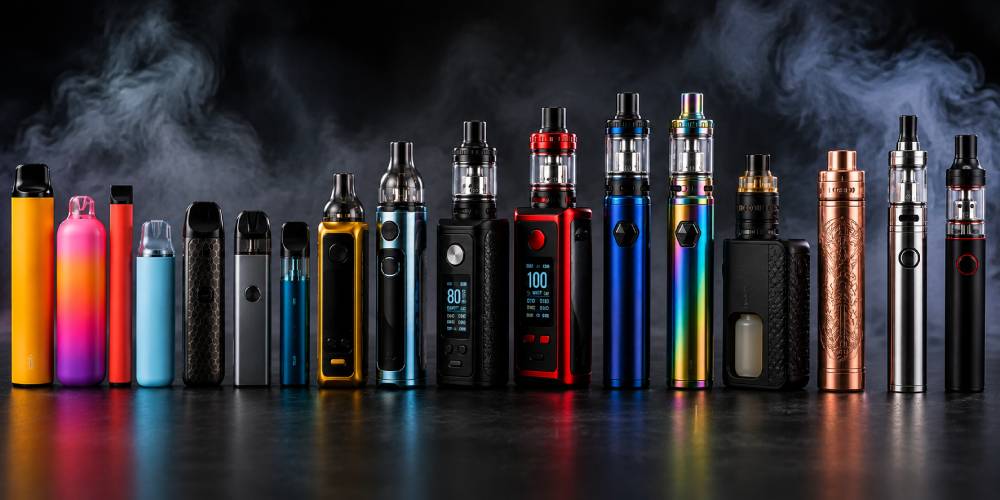 what type of vape is best Types Vapes: Differences, Vaping Styles, Nicotine Selections & Disposability argus pro 2 Flavor:Bang Pop OG (Indica) who sells njoy ace