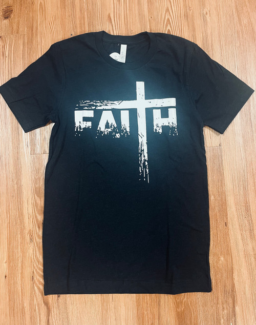Faith Black Tee