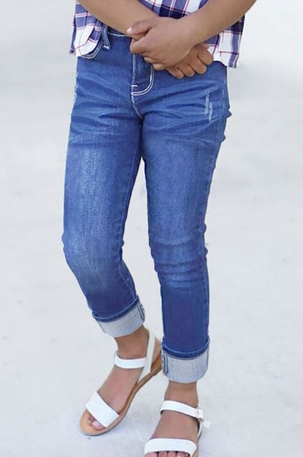 Little Girls' Medium Blue Denim Jeans