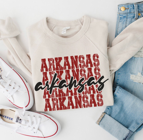 High Five Arkansas Oatmeal Sweatshirt