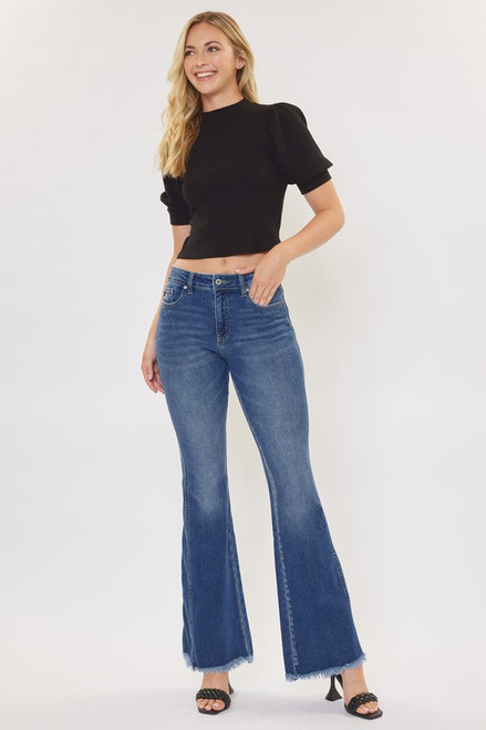 KanCan Annika High-rise Medium Wash Flare Jeans