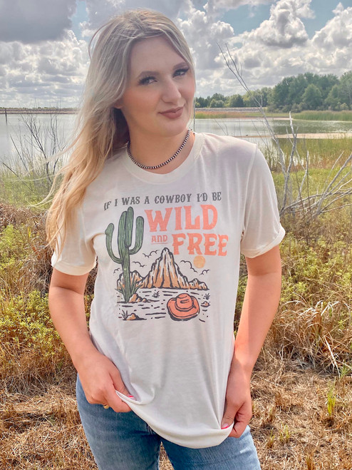 Cowboy Wild and Free Tee