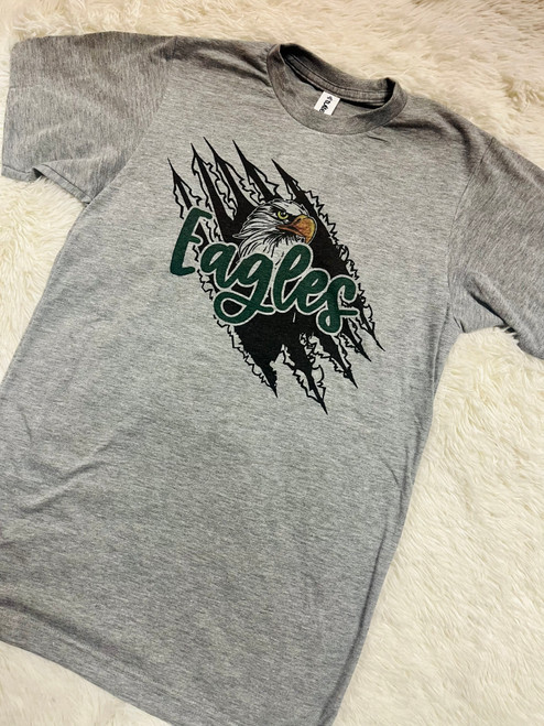 Omaha Eagles Heather Grey Tee