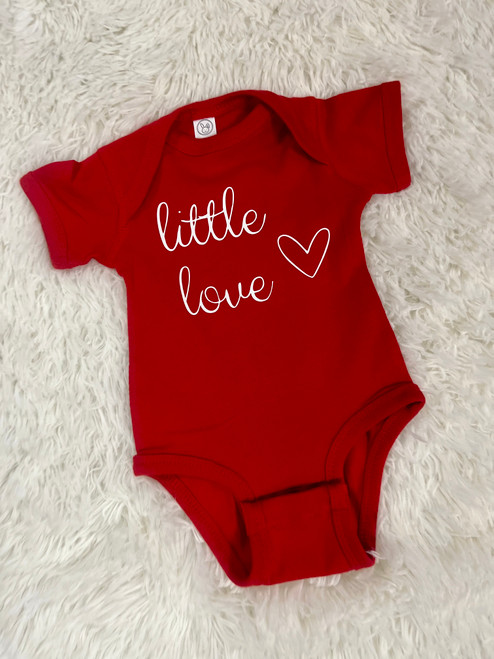 Little Love Red Onesie