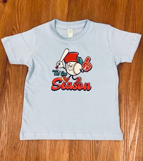Tis the Season Baseball Kids' Tee