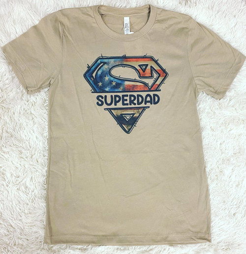 Superdad Tan Tee