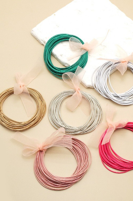 20 Piece Guitar String Bracelet Set