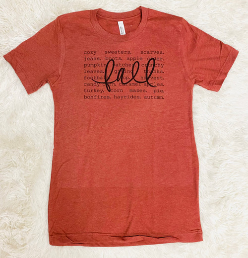 All Things Fall Rust Tee