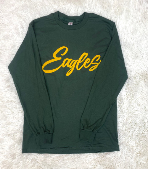 Eagles Script Long-sleeve Tee