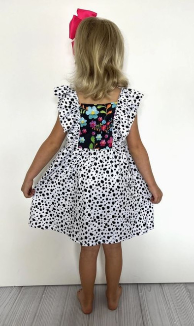 Dalmatian Print Girls' Dress