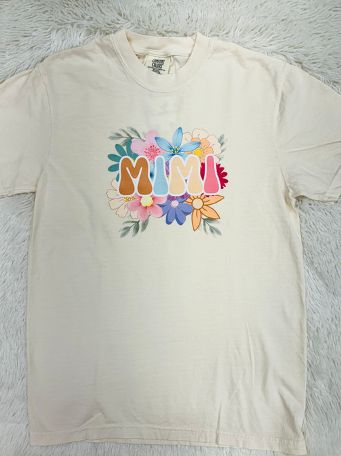 Floral Mimi Comfort Color Tee