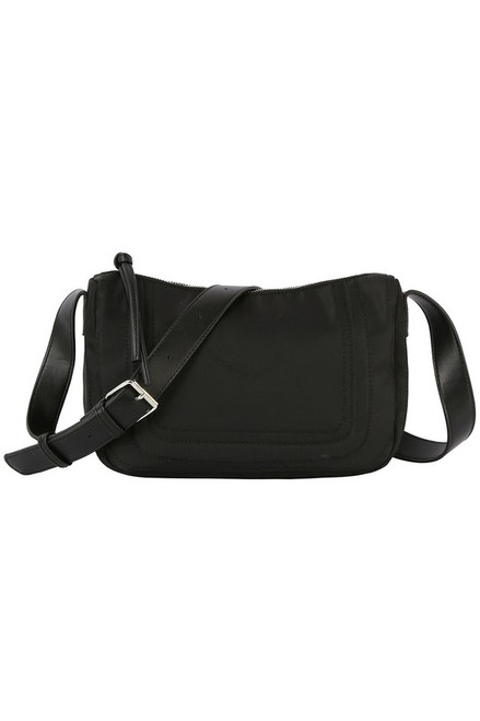 Black Nylon Crossbody Bag
