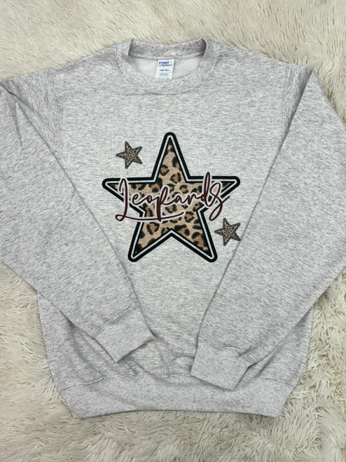 Leopard Star Sweatshirt