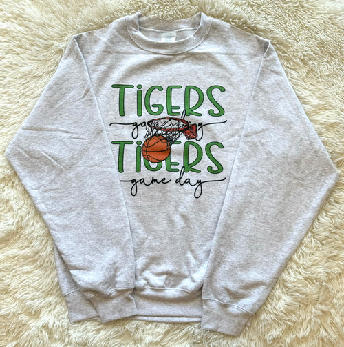 Tigers Basketball Game Day Sweatshirt