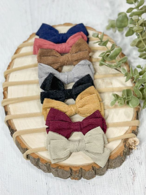 Infant Girls' Corduroy Bow Headband