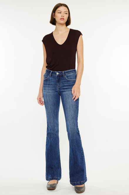 KanCan Annie Mid Rise Flare Petite Jeans