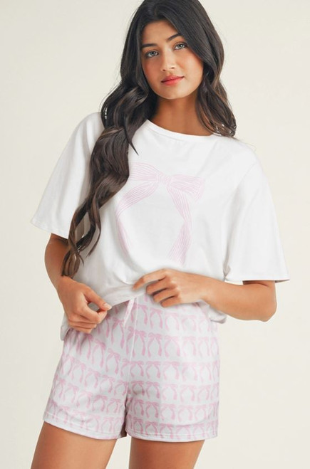 Coquette Bow Loungewear Set