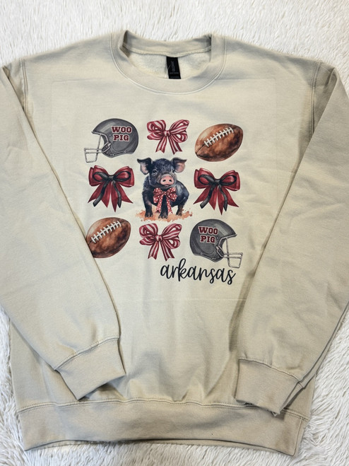 Coquette Bows Arkansas Sweatshirt