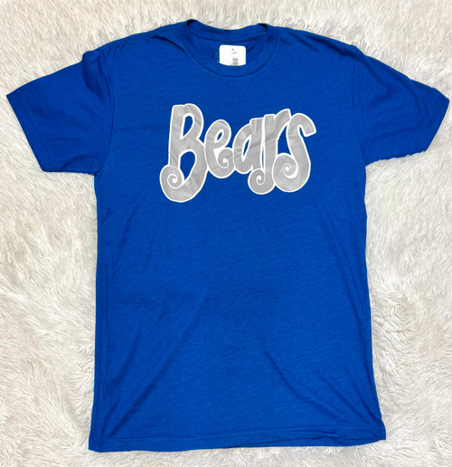 Bears Curly Script Youth Tee
