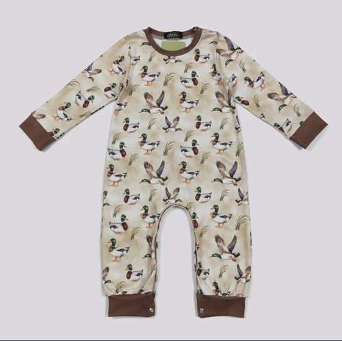 Infant Boys' Brown Mallard Romper