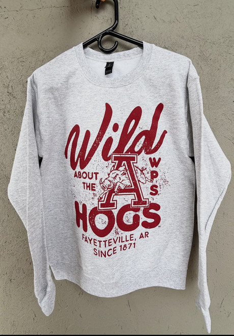 Southern Trend Wild About the Hogs Sweatshirt