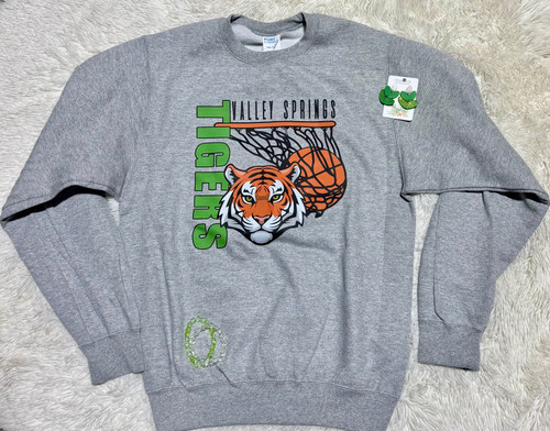 Tigers Basketball Grey Sweatshirt