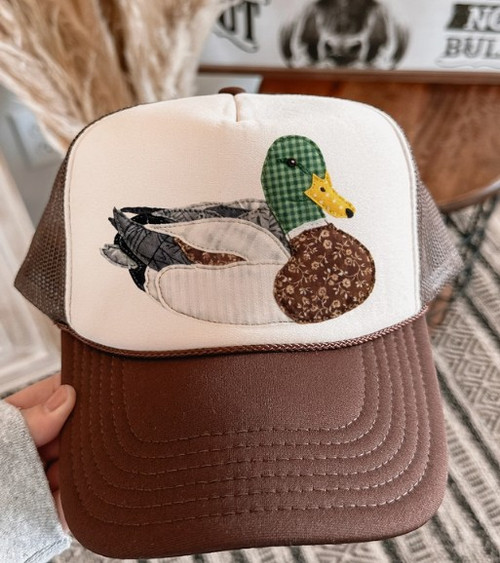 Granny's Faux Patchwork Mallard Trucker Hat