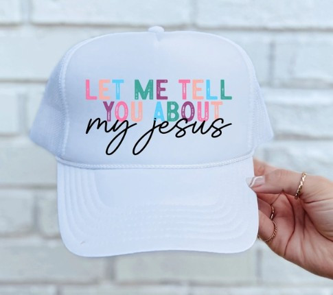 My Jesus White Trucker Hat