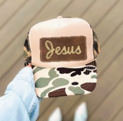 Jesus Camo Trucker Hat