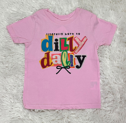 Girls' Dilly Dally Pink Tee