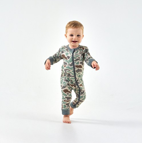 Infant Retro Duck Camo Zip Up