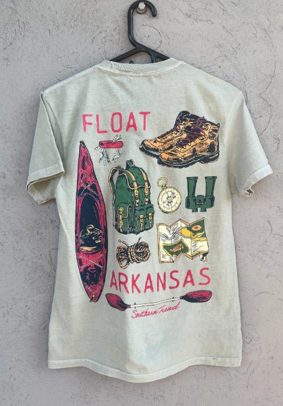 Southern Trend Float Arkansas Tee